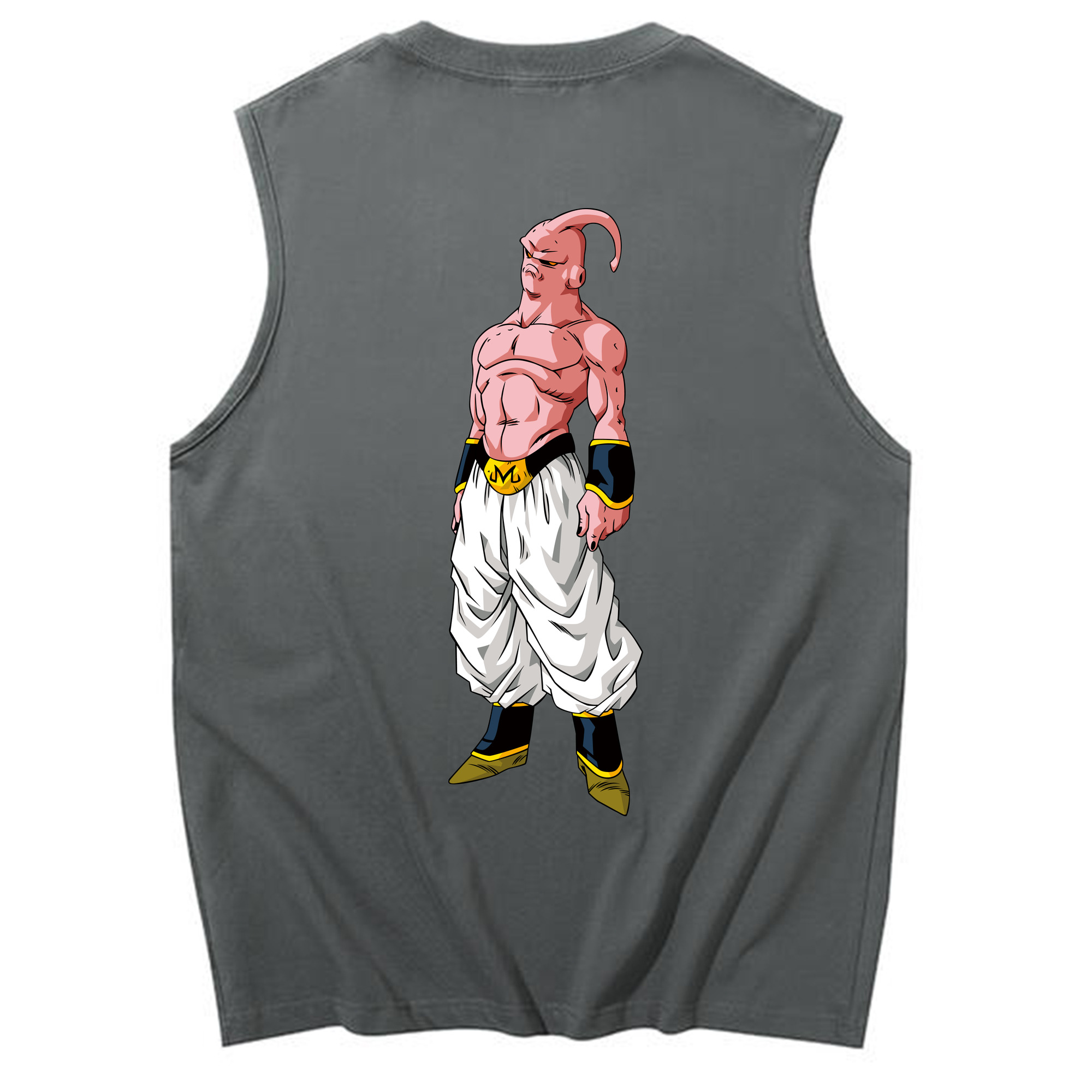 （画像用） ドラゴンボール 魔人ブウ DRAGON BALL Majin Buu コットン100％タンクトップ（背面プリント）